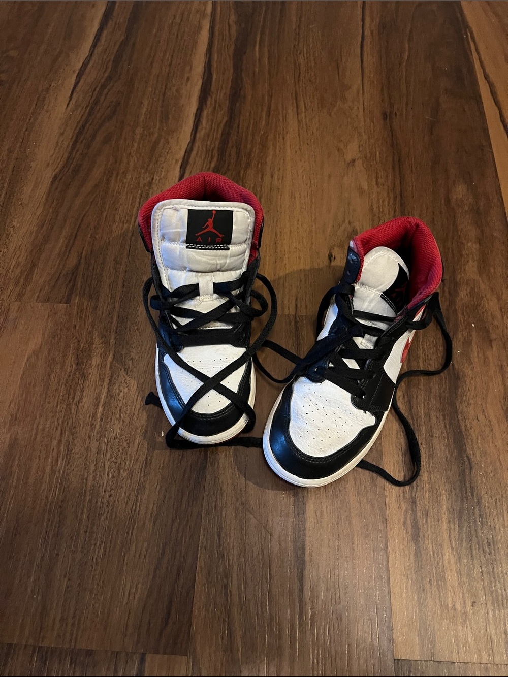 Jordan Kids High-Top Sneakers - White/Black/Red